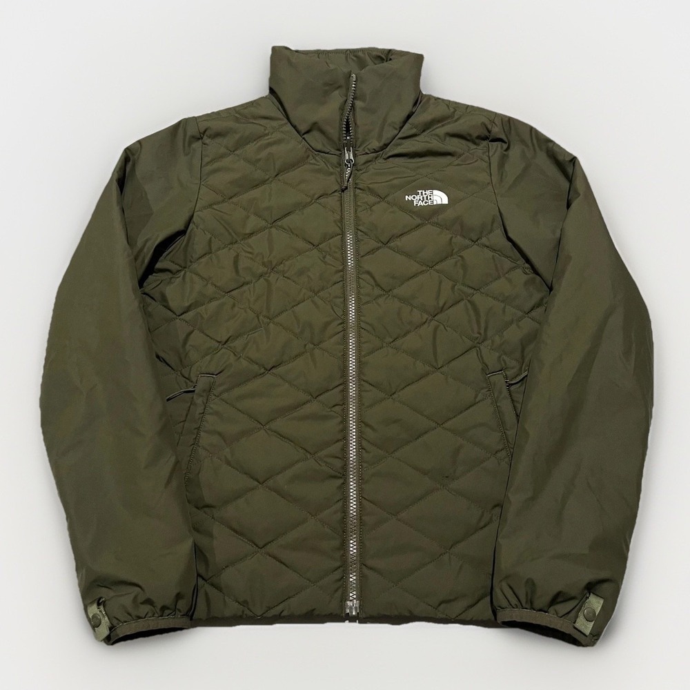 The North Face Womens Olive Green Carto Triclimate Quilted Insulated Jacket S